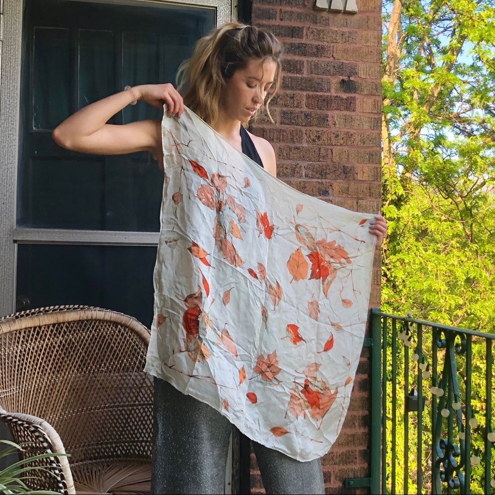 Vintage Silk Scarf - Picture 2 of 6